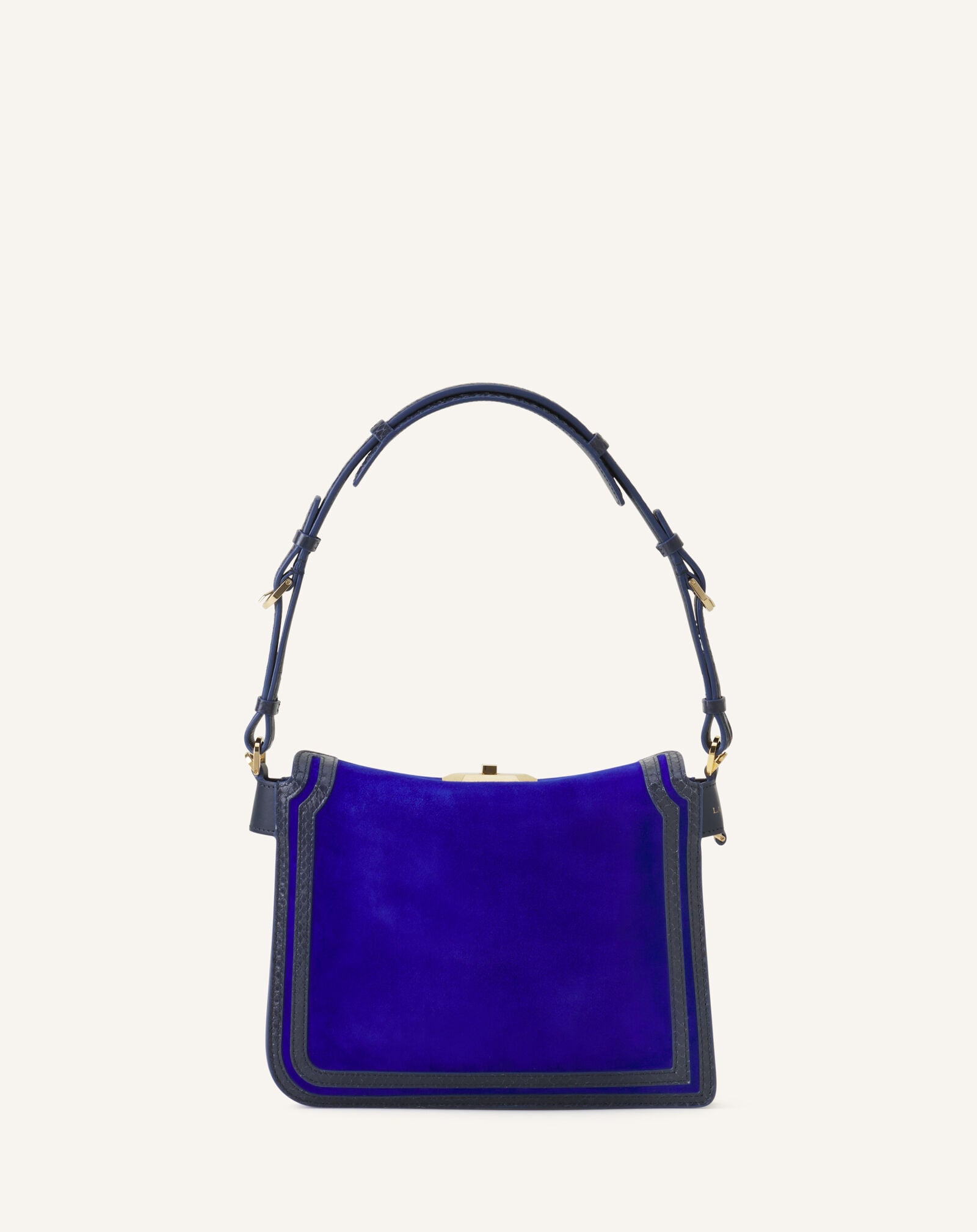 BORSA COMPAGNON 20 IN CAMOSCIO Lanvin BORSA COMPAGNON 20 IN CAMOSCIO Blu Elettrico/Blu Scuro LWBGLRPMNUAYP26