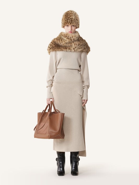 SCHAL AUS KUNSTFELL Lanvin SCHAL AUS KUNSTFELL Leopard AWSAPOS1FKSLA26