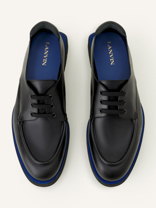 ZAPATOS DERBY DE PIEL SUAVE Lanvin ZAPATOS DERBY DE PIEL SUAVE Negro/Azul FMSHGY00VITEA26