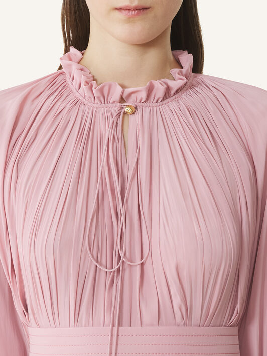 KURZES KLEID AUS CHARMEUSE Lanvin KURZES KLEID AUS CHARMEUSE Rosa RWDR209U4778H20