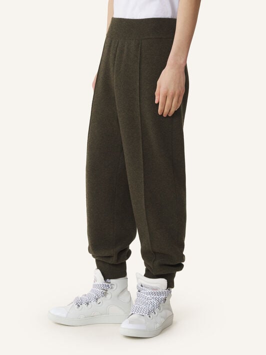 PANTALON DE JOGGING EN LAINE Lanvin PANTALON DE JOGGING EN LAINE Ebene RMTR0033K066A26
