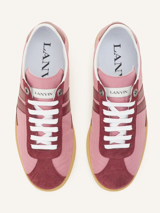Lanvin SNEAKERS GLEN 2.0 EN NYLON Rose/Bordeaux FUSKZL01NYSQA26