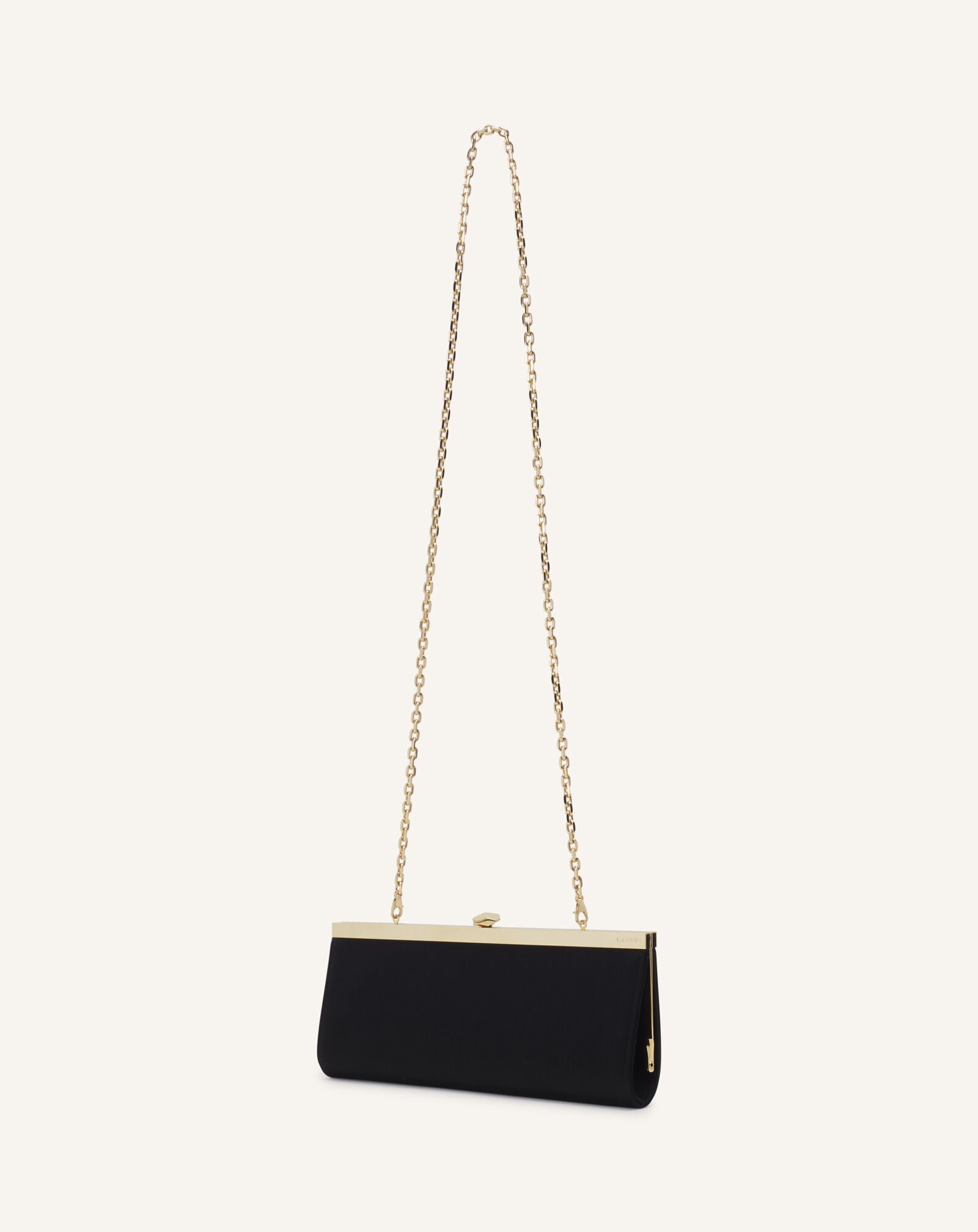 CATCH EVENING POUCH SMALL Lanvin CATCH EVENING POUCH SMALL Black LWBGLPPDRASOH26