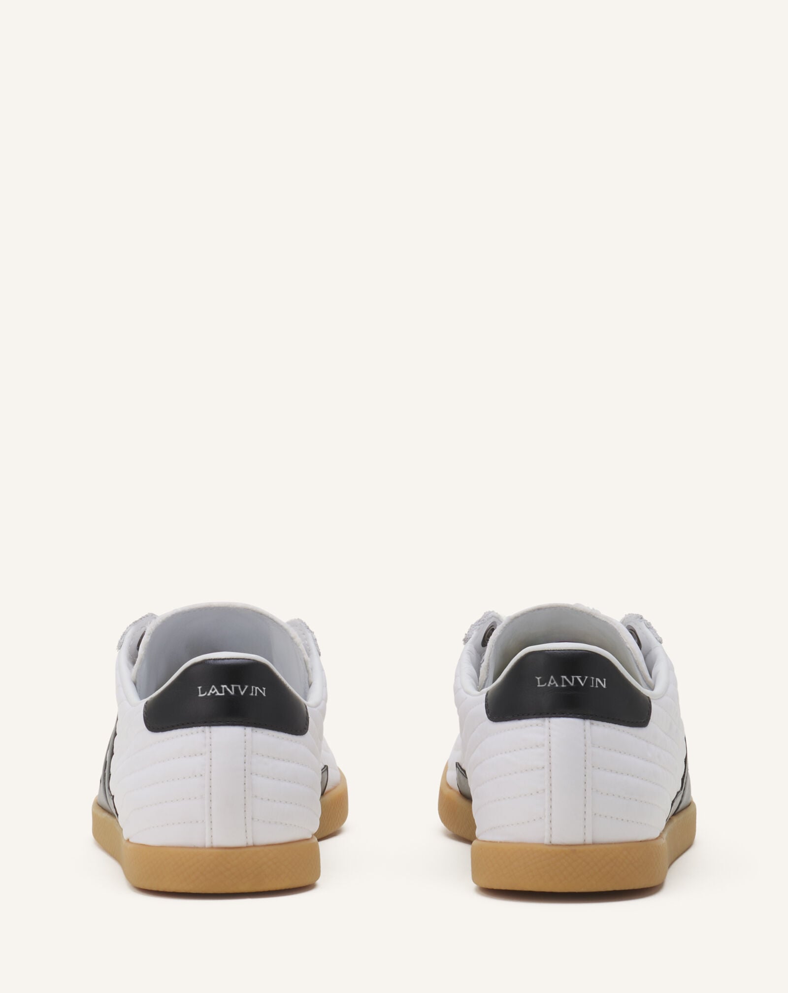 SNEAKER GLEN 2.0 AUS NYLON Lanvin SNEAKER GLEN 2.0 AUS NYLON Weiß/Schwarz FUSKZL01NYSQA26