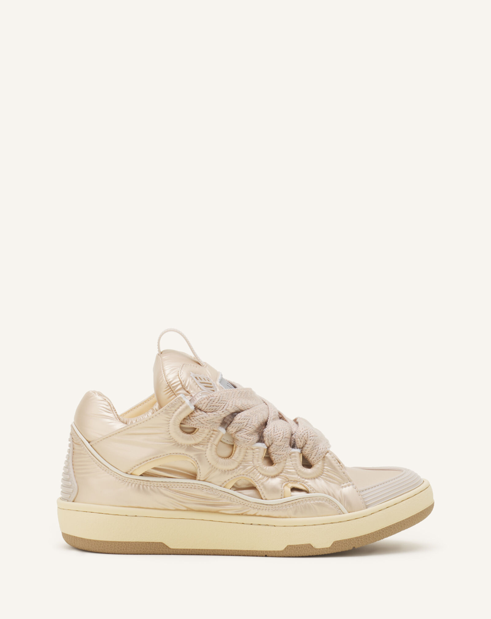SNEAKER CURB AUS NYLON Lanvin SNEAKER CURB AUS NYLON Blassgelb FUSKDK12NYLOA26