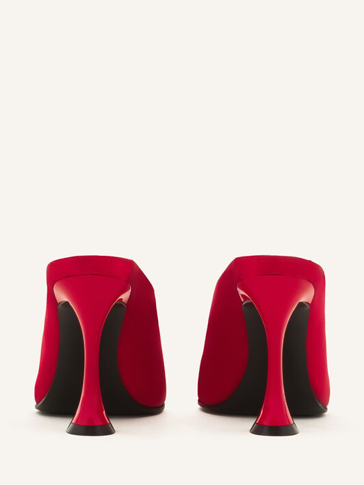 MULES MIDNIGHT STEP AUS SATIN Lanvin MULES MIDNIGHT STEP AUS SATIN Rot FWPUGA0DSATIH25