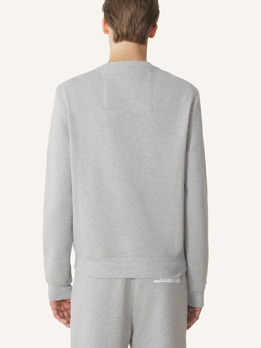 LANVIN RIBBON SWEATSHIRT Lanvin LANVIN RIBBON SWEATSHIRT Heather Grey RMSS0001F047P26