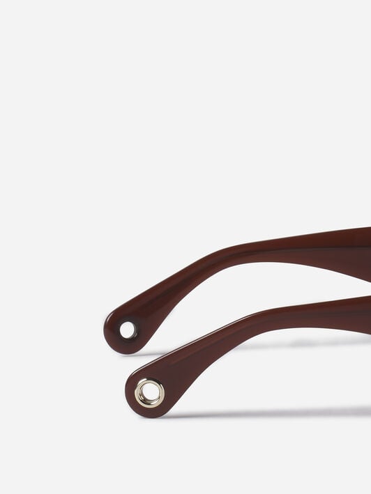 LANVIN LOGO SUNGLASSES Lanvin LANVIN LOGO SUNGLASSES Brown/Cherry AWEYLOGO669SA24