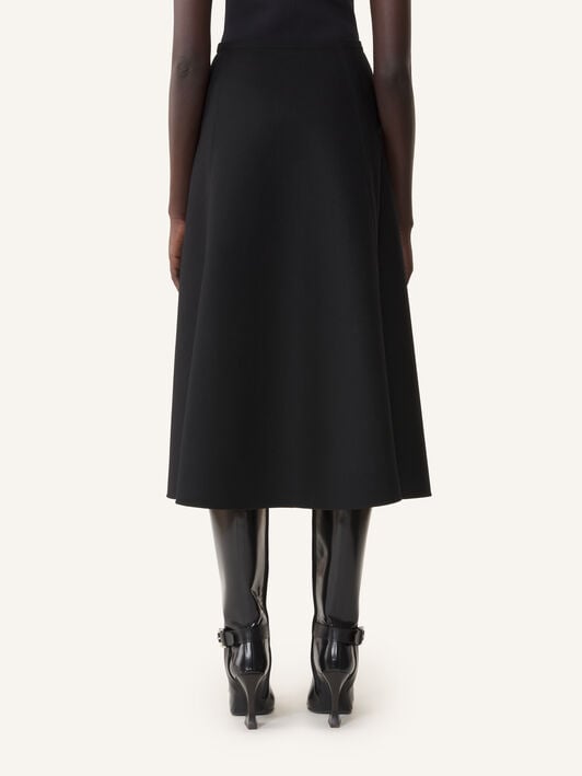 DOUBLE-FACED WRAP SKIRT Lanvin DOUBLE-FACED WRAP SKIRT Black RWST05056373A26