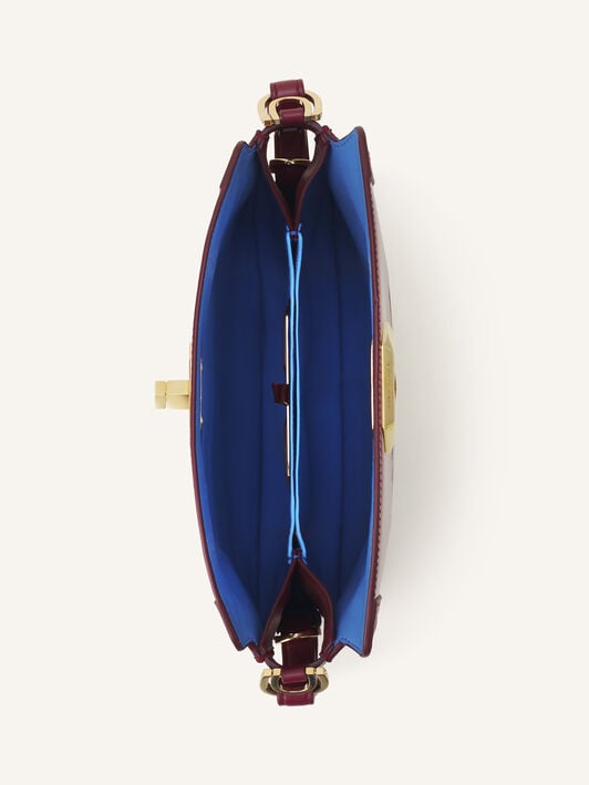 COMPAGNON 20 BAG IN PATENT LEATHER Lanvin COMPAGNON 20 BAG IN PATENT LEATHER Garnet LWBGLRPMGLCAA26