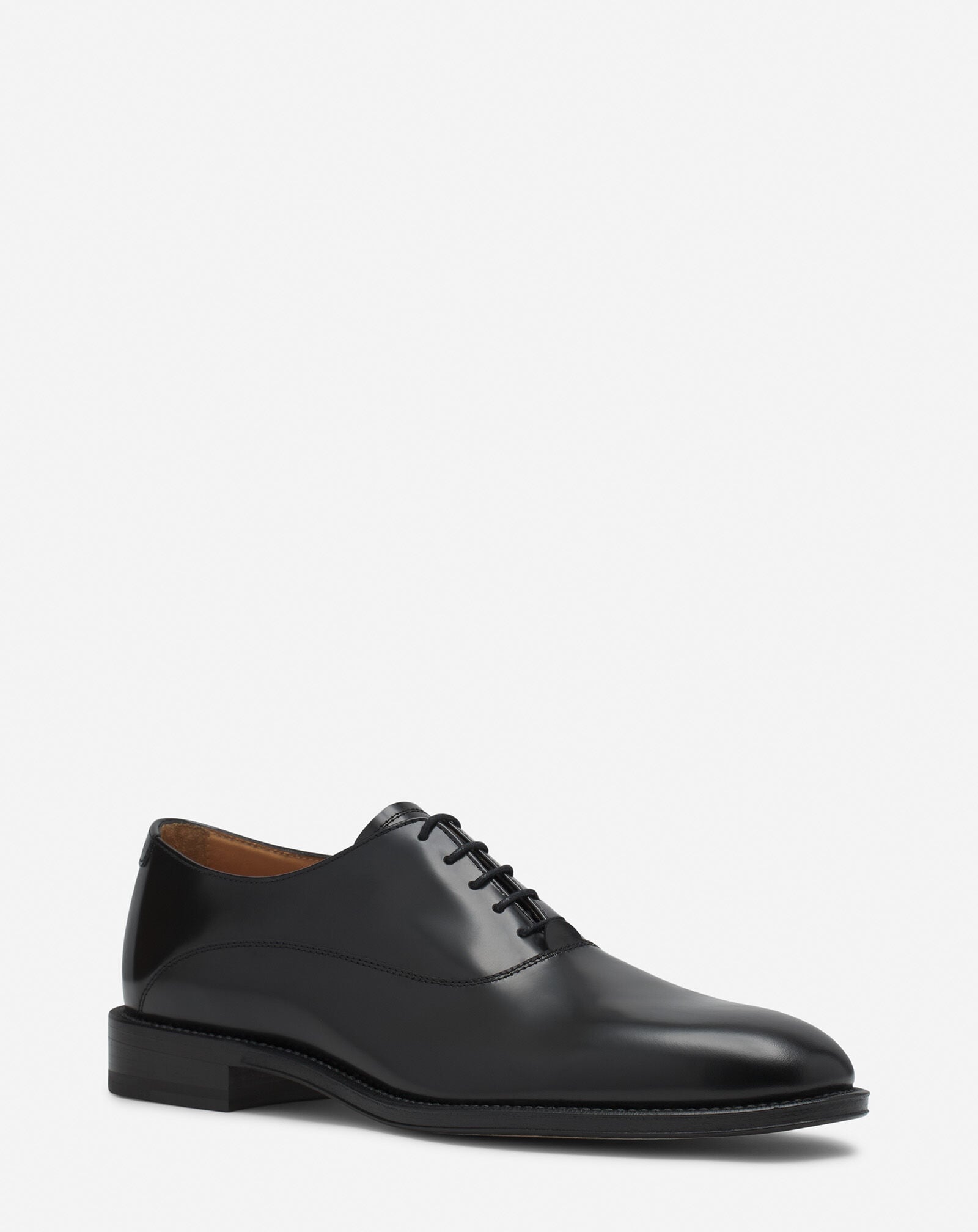 LANVIN SIGNATURE LEATHER OXFORD SHOES Lanvin LANVIN SIGNATURE LEATHER OXFORD SHOES Black FMSHML05SPAZP25