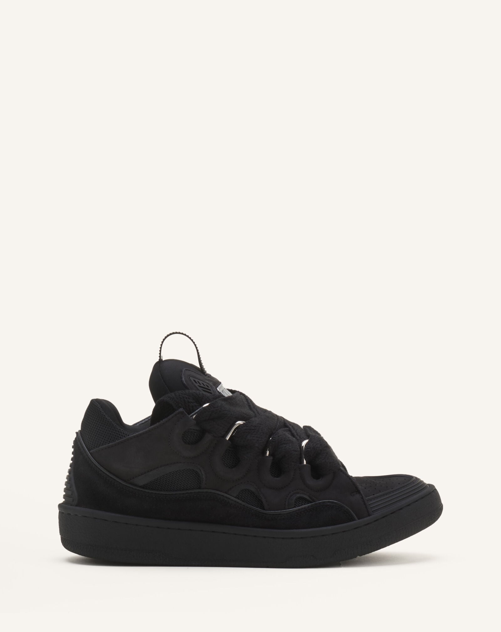 SNEAKERS CURB IN PELLE Lanvin SNEAKERS CURB IN PELLE Nero FUSKDK12DRAGP25