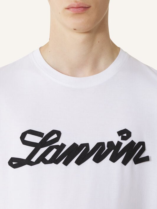 T-SHIRT LANVIN RIBBON Lanvin T-SHIRT LANVIN RIBBON Optisches Weiß RMTS0012J308P26