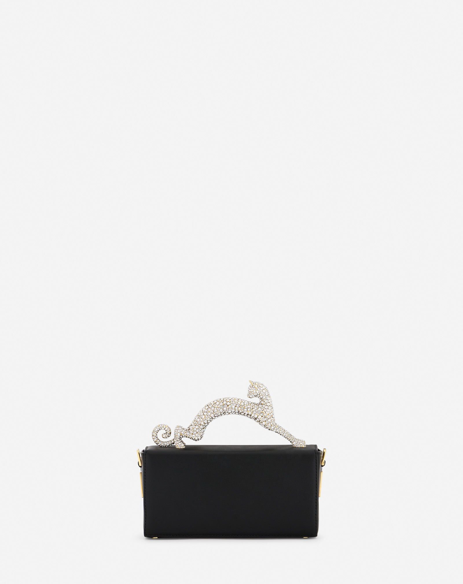 SAC PENCIL CAT NANO EN CUIR ET STRASS Lanvin SAC PENCIL CAT NANO EN CUIR ET STRASS Noir LWBGBRS3TOPSE23