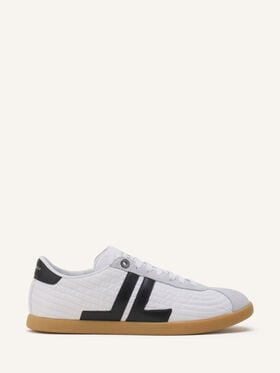 GLEN 2.0 SNEAKERS IN NYLON Lanvin GLEN 2.0 SNEAKERS IN NYLON White/Black FUSKZL01NYSQA26
