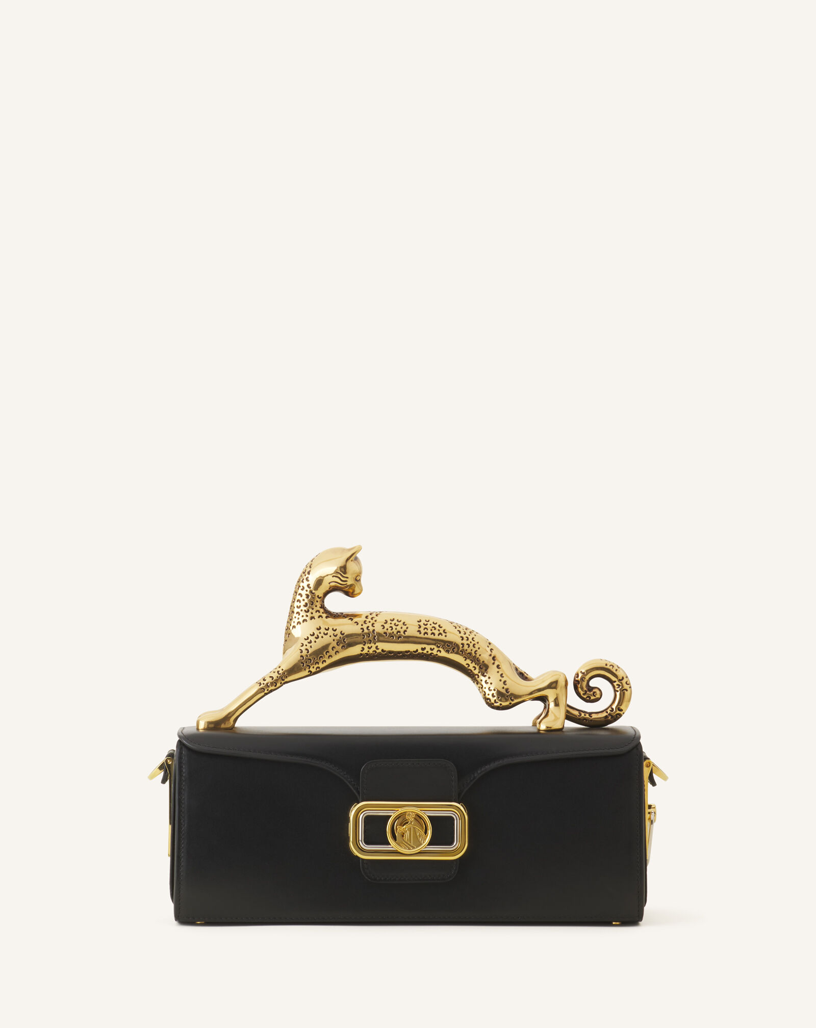 BORSA PENCIL CAT IN PELLE Lanvin BORSA PENCIL CAT IN PELLE Nero LWBGBR05PALME20