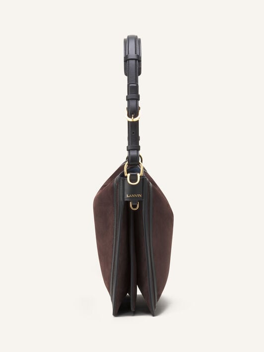 COMPAGNON BAG IN SUEDE Lanvin COMPAGNON BAG IN SUEDE Dark Mocha LWBGLRMMNUCAH25