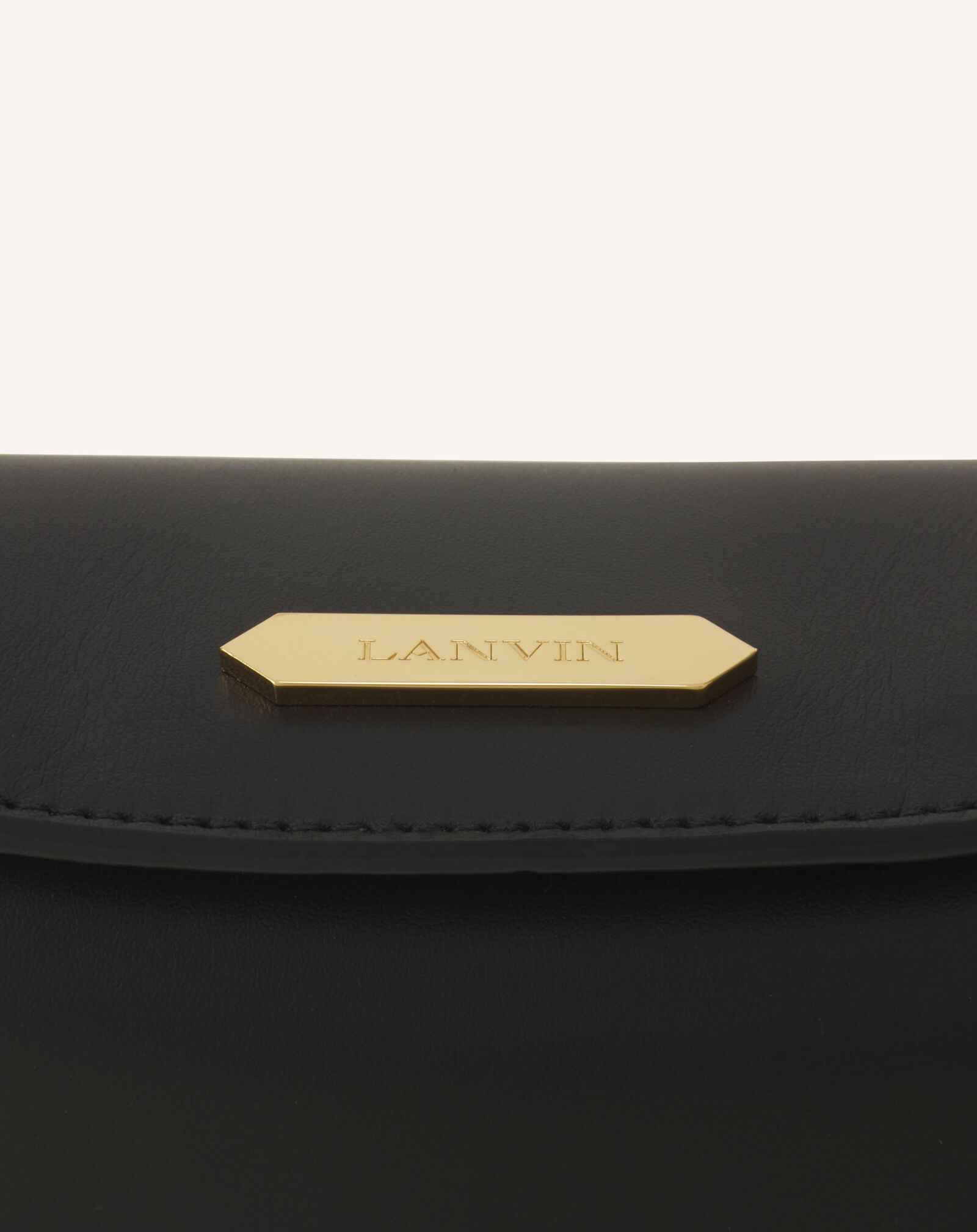 BORSA COMPAGNON 16 IN PELLE Lanvin BORSA COMPAGNON 16 IN PELLE Nero LWBGLRXSSMLEE26