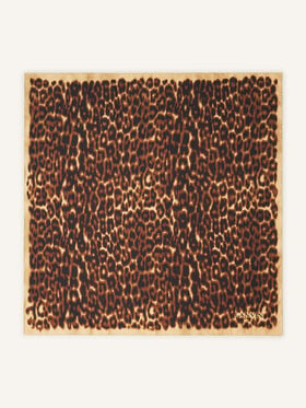 Lanvin SCHAL AUS SEIDE MIT LEOPARDENMUSTER Leopard AWSARFO11SLPH25