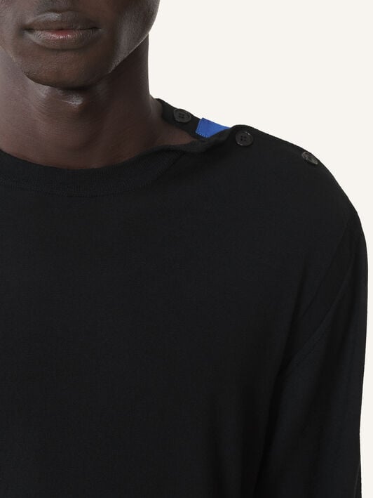 ROUND-NECK JUMPER Lanvin ROUND-NECK JUMPER Black RMPO0012K099A26