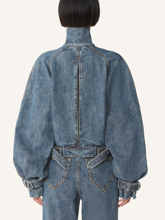 Lanvin KURZE JEANSJACKE Blau RWJA0329D096P26
