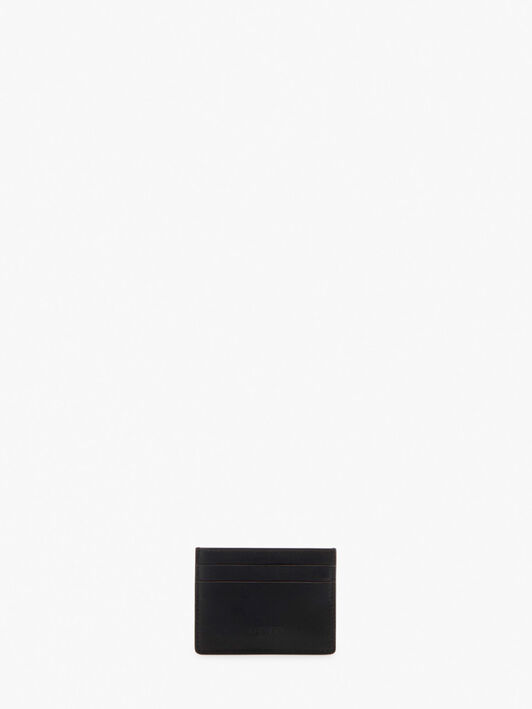Lanvin PORTE-CARTES LANVIN SIGNATURE EN CUIR Noir LMSLSWC3TOPSP24