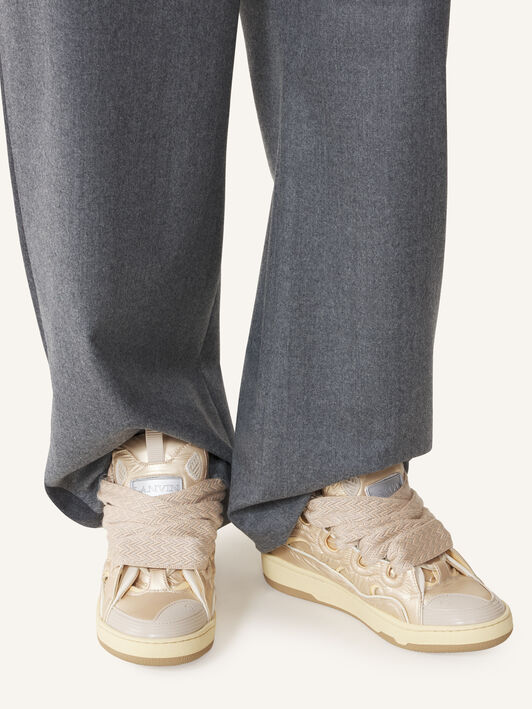 SNEAKER CURB AUS NYLON Lanvin SNEAKER CURB AUS NYLON Blassgelb FUSKDK12NYLOA26