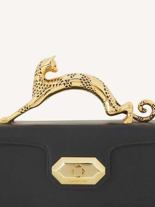 TASCHE NANO PENCIL CAT AUS LEDER Lanvin TASCHE NANO PENCIL CAT AUS LEDER Schwarz LWBGBR04SMLEA26