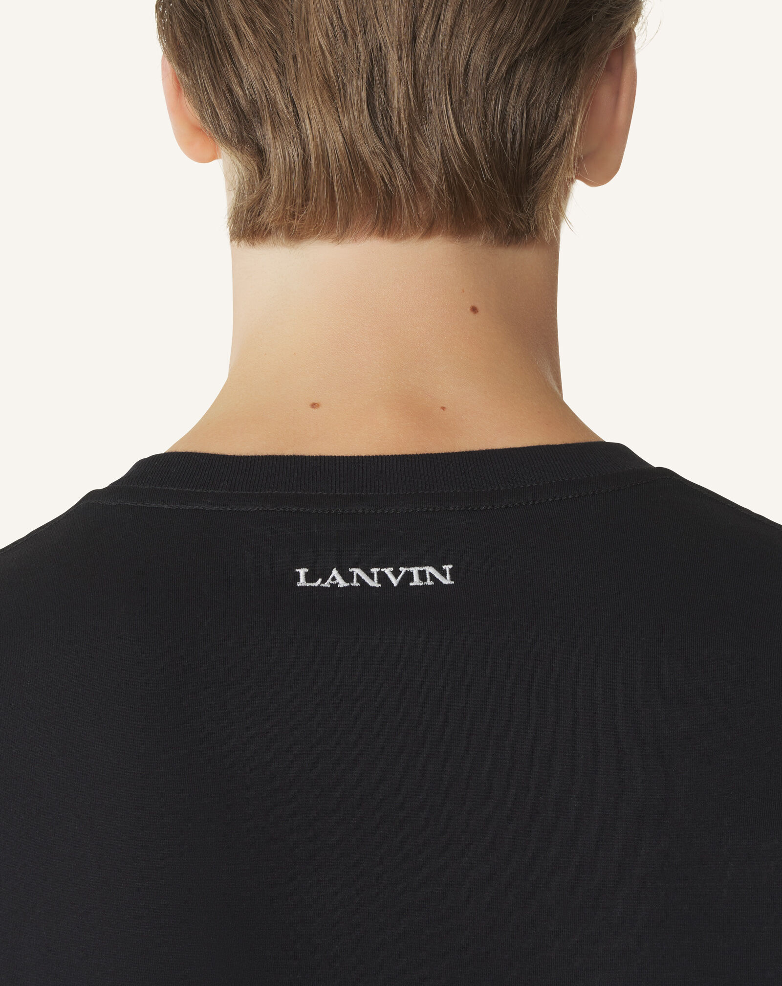 T-SHIRT IMPRIMÉ LA MÈRE ET L'ENFANT Lanvin T-SHIRT IMPRIMÉ LA MÈRE ET L'ENFANT Noir RMTS0012J312P26