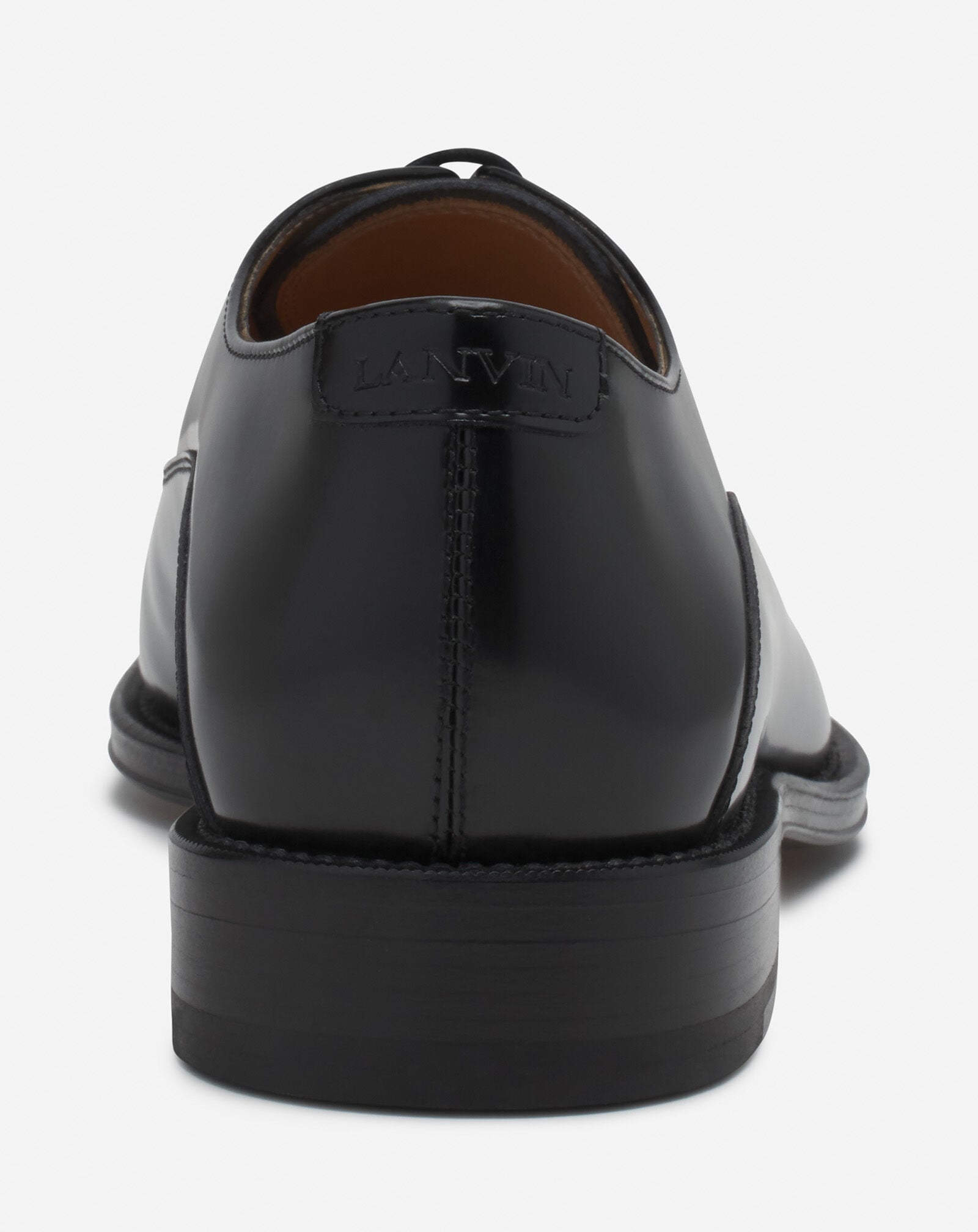 LANVIN SIGNATURE LEATHER OXFORD SHOES Lanvin LANVIN SIGNATURE LEATHER OXFORD SHOES Black FMSHML05SPAZP25