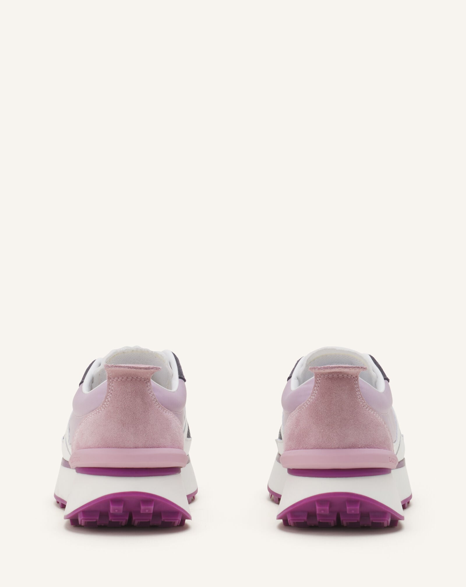 SNEAKER BUMPR AUS NYLON UND MESH Lanvin SNEAKER BUMPR AUS NYLON UND MESH Weiß/Rosa FUSKBMP1NYMEA26