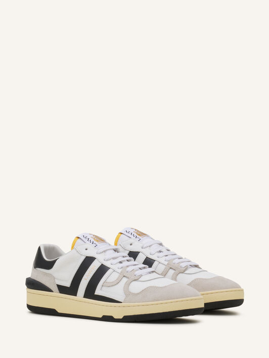 ZAPATILLAS CLAY DE MALLA Y PIEL Lanvin ZAPATILLAS CLAY DE MALLA Y PIEL Blanco/Negro FUSKDK00NAS1P25