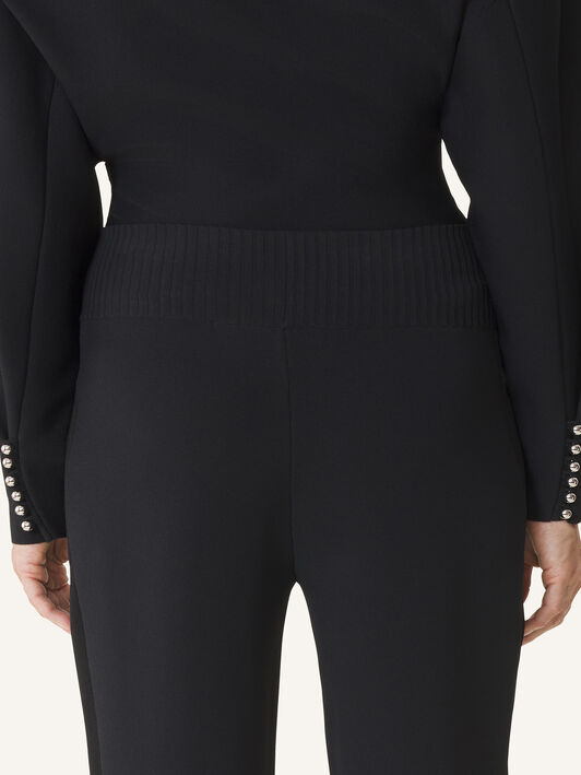 LEGGINGS AUS VISKOSE Lanvin LEGGINGS AUS VISKOSE Schwarz RWTR0043K086P26