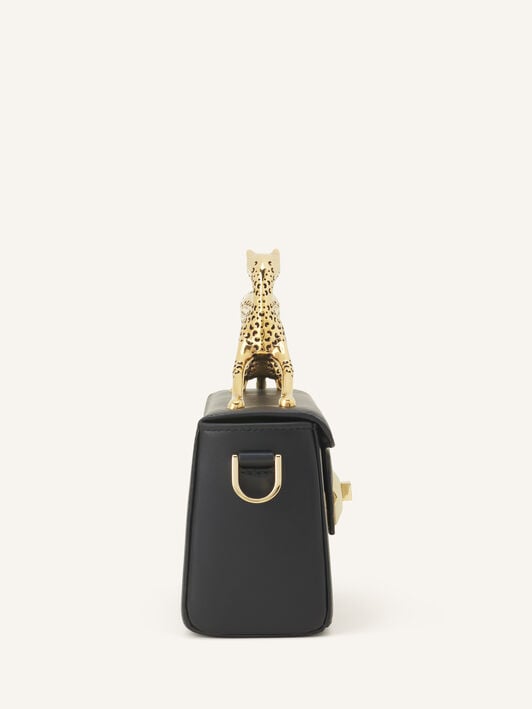 SAC PENCIL CAT EN CUIR Lanvin SAC PENCIL CAT EN CUIR Noir LWBGBR08SMLEA26
