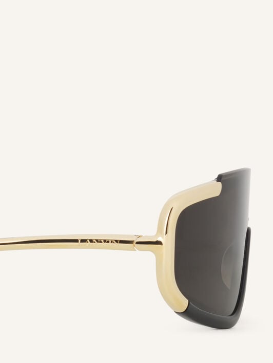 MASK METAL AND ACETATE NOVA Lanvin MASK METAL AND ACETATE NOVA Gold/Black AWEYTSU2ACMLH26
