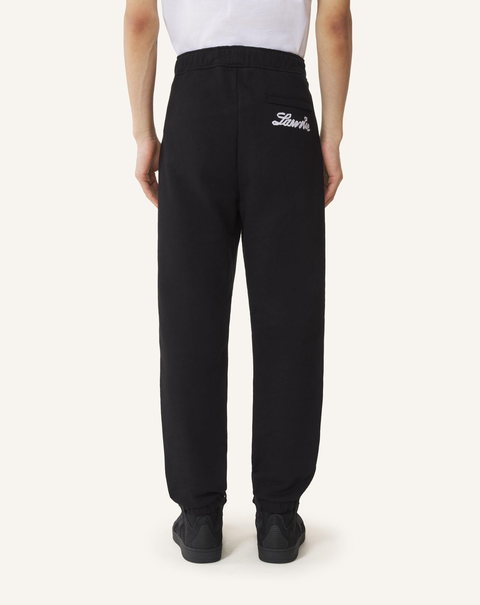 JOGGINGHOSE LANVIN RIBBON AUS BAUMWOLLE Lanvin JOGGINGHOSE LANVIN RIBBON AUS BAUMWOLLE Schwarz RMTR0130F009A26