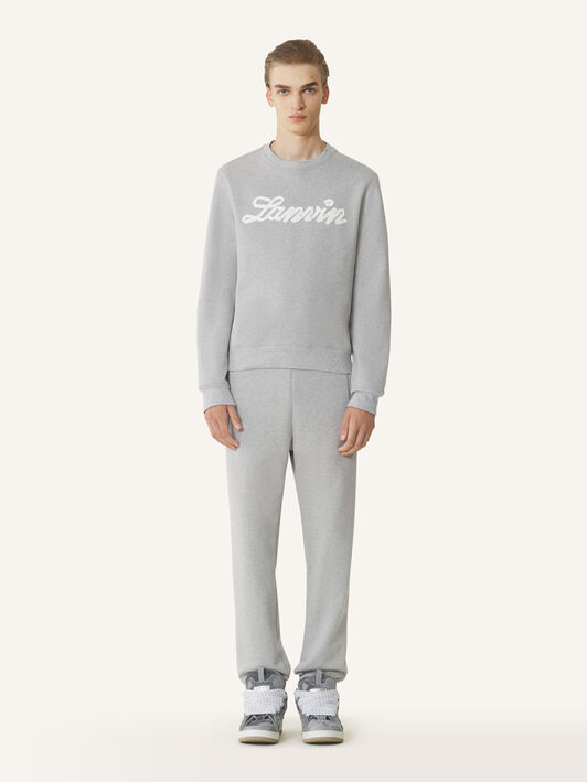 LANVIN RIBBON SWEATSHIRT Lanvin LANVIN RIBBON SWEATSHIRT Heather Grey RMSS0001F047P26