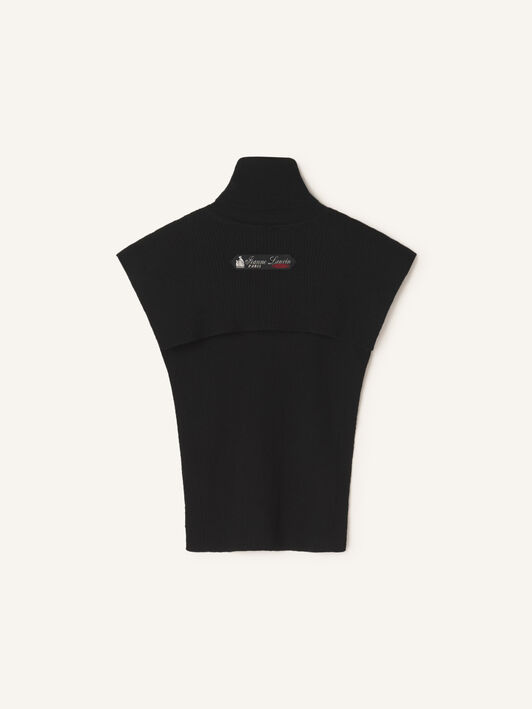 CUELLO LANVIN SIGNATURE DE CACHEMIRA Lanvin CUELLO LANVIN SIGNATURE DE CACHEMIRA Negro AMSAVCO43WSIH26
