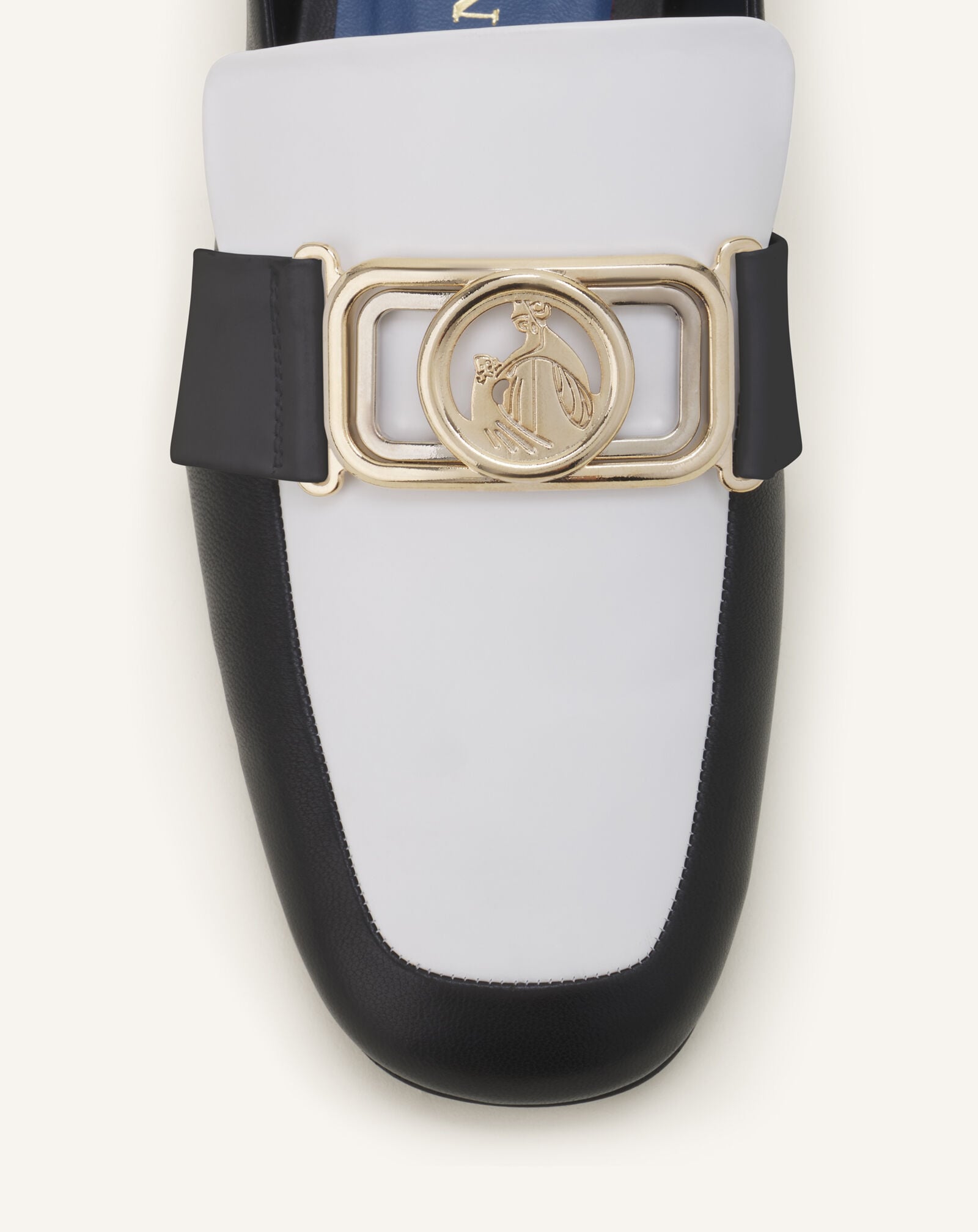 Lanvin MOCASSIN LA MERE ET L'ENFANT Noir/Blanc FWSHZL00SZNAA26