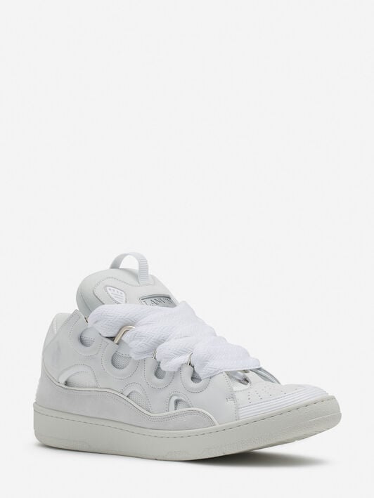 SNEAKER CURB AUS LEDER Lanvin SNEAKER CURB AUS LEDER Weiß FUSKDK12DRAGP25
