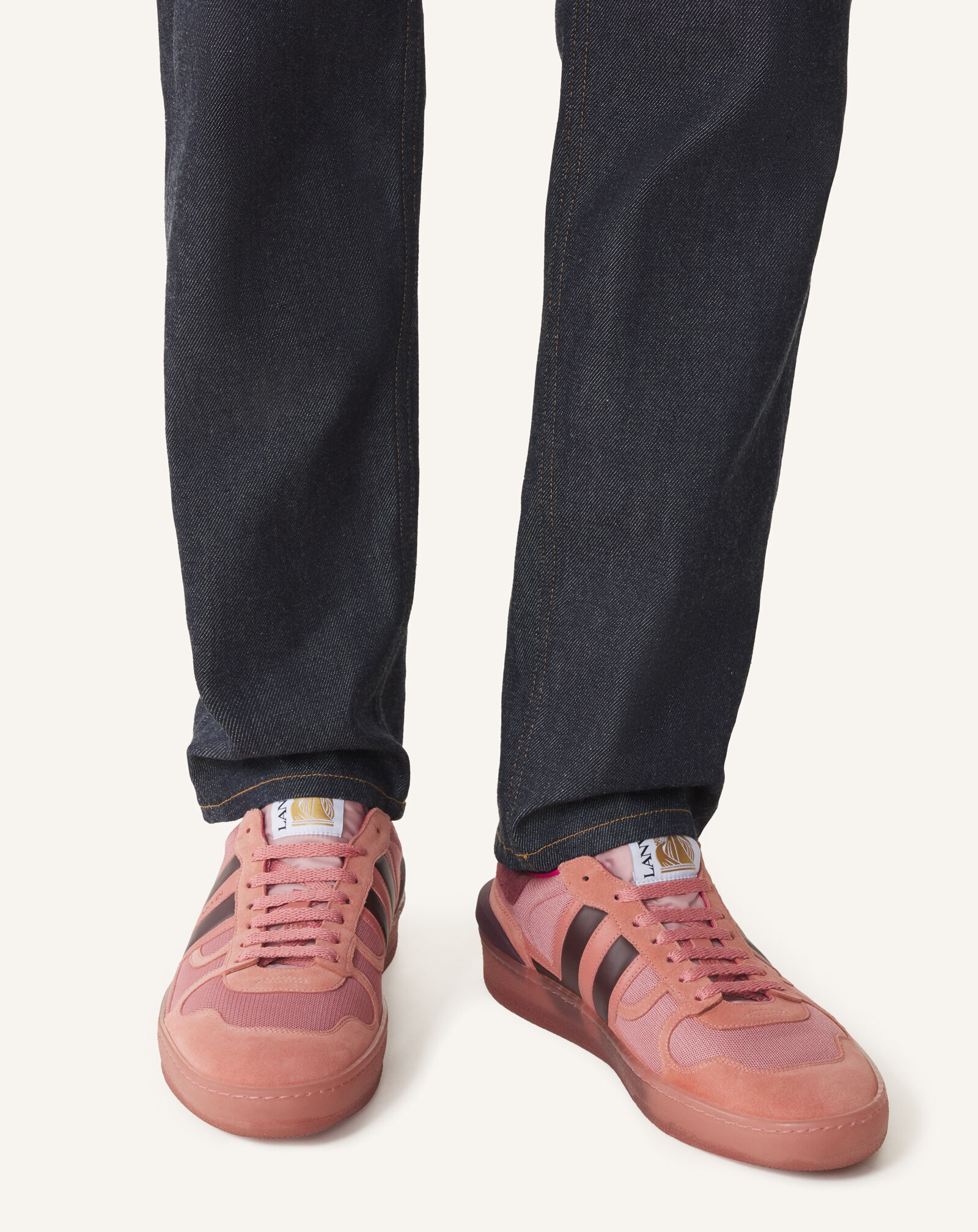SNEAKER CLAY AUS FILZ Lanvin SNEAKER CLAY AUS FILZ Mittelrosa/Dunkelrosa FUSKDK00FELTA26