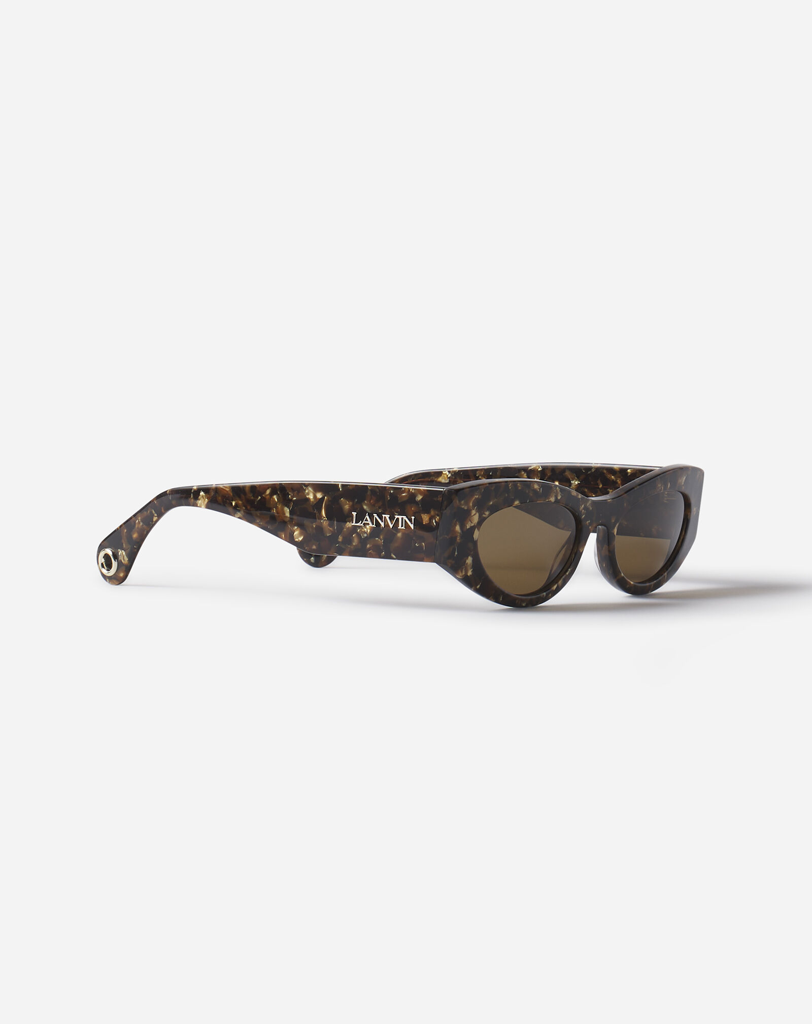 Lanvin LUNETTES DE SOLEIL LOGO LANVIN Or/Marron AWEYLOGO669SA24