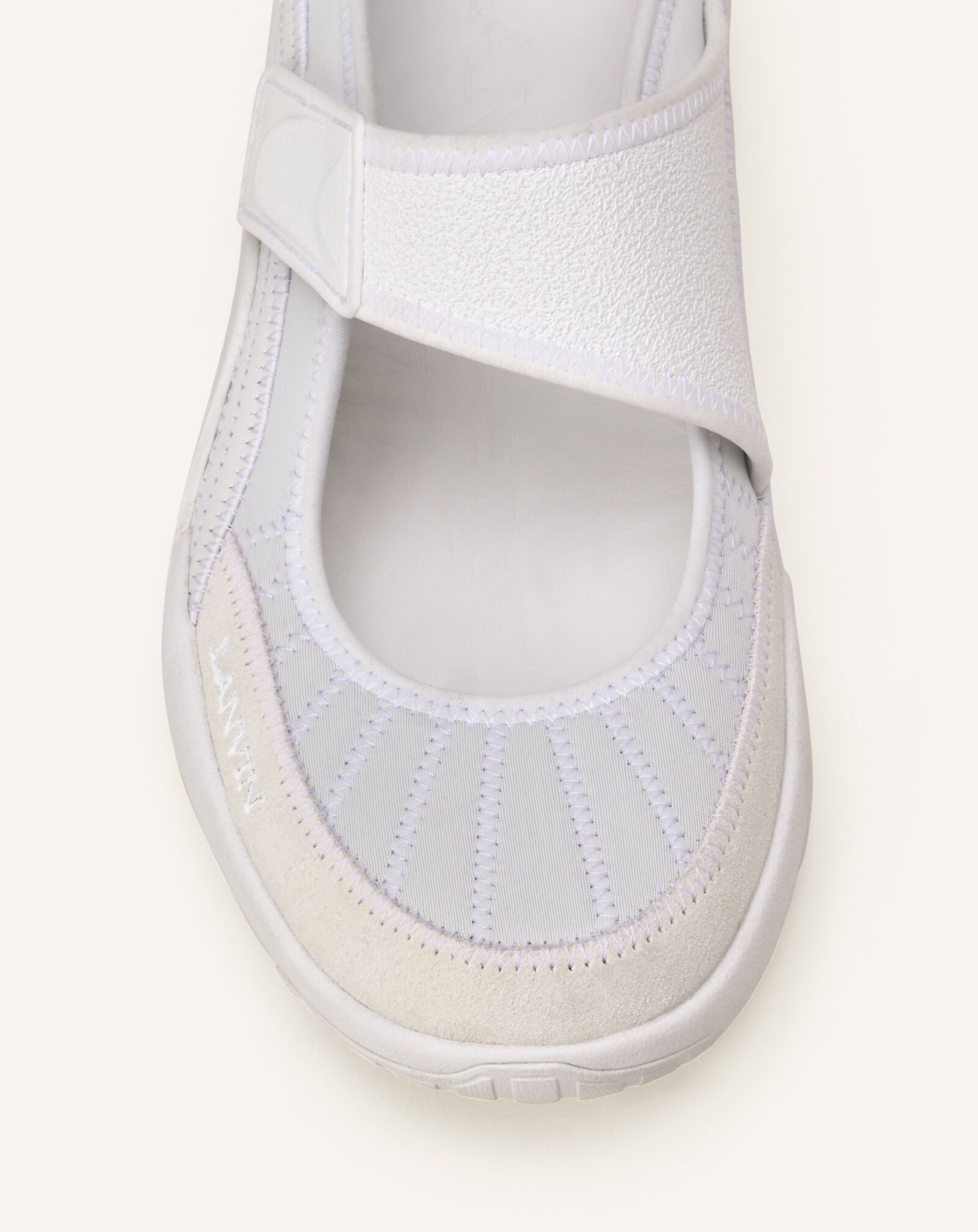 Lanvin SNEAKERS BALLERINES LNV1 EN SCUBA Blanc FUSKAK04SCSUH26