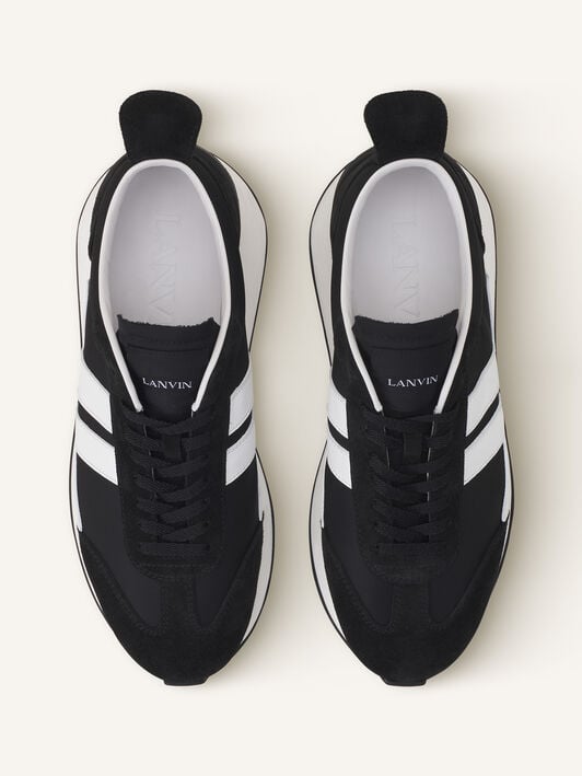 SNEAKER BUMPR AUS NYLON Lanvin SNEAKER BUMPR AUS NYLON Schwarz/Weiß FUSKBUMPNYLOH25