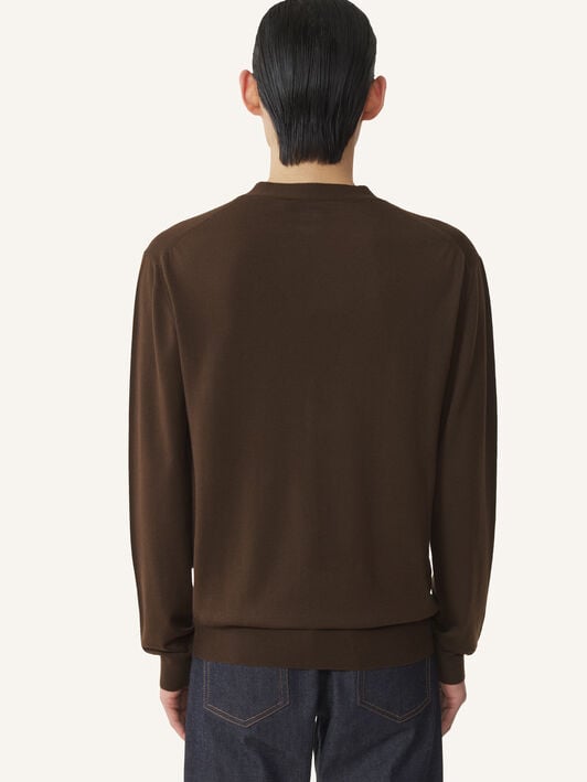 CLASSIC CARDIGAN Lanvin CLASSIC CARDIGAN Ebony RMCA0005K099A26