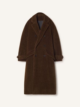 Lanvin TRENCH AMPLE EN LAINE ALPAGA Ebene RMCO00076375A26