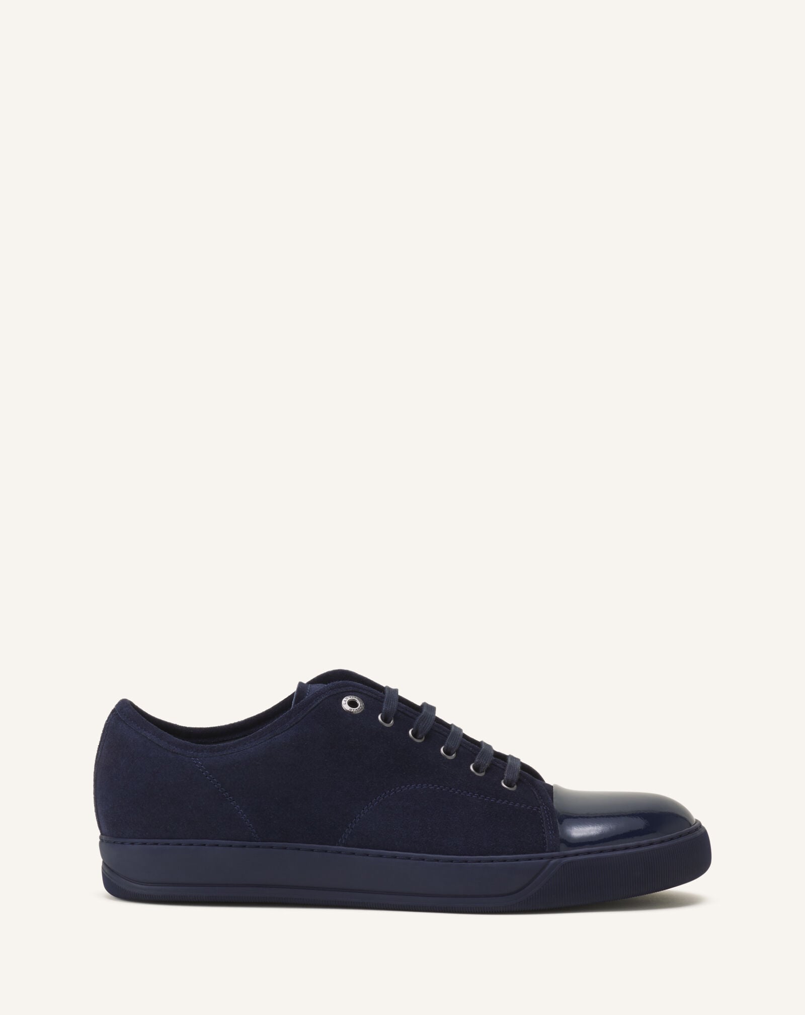 SNEAKERS DBB1 EN SUEDE ET CUIR VERNIS Lanvin SNEAKERS DBB1 EN SUEDE ET CUIR VERNIS Bleu Marine/Bleu Marine FMSKDBB1VBALP15