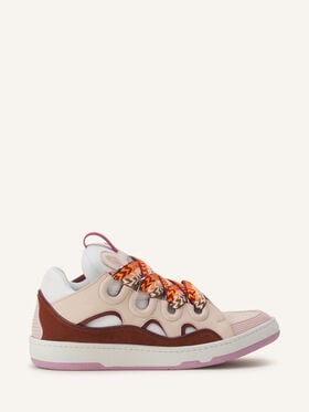 SNEAKER CURB AUS LEDER Lanvin SNEAKER CURB AUS LEDER Hellrosa/Camel FUSKDK12BICOE25