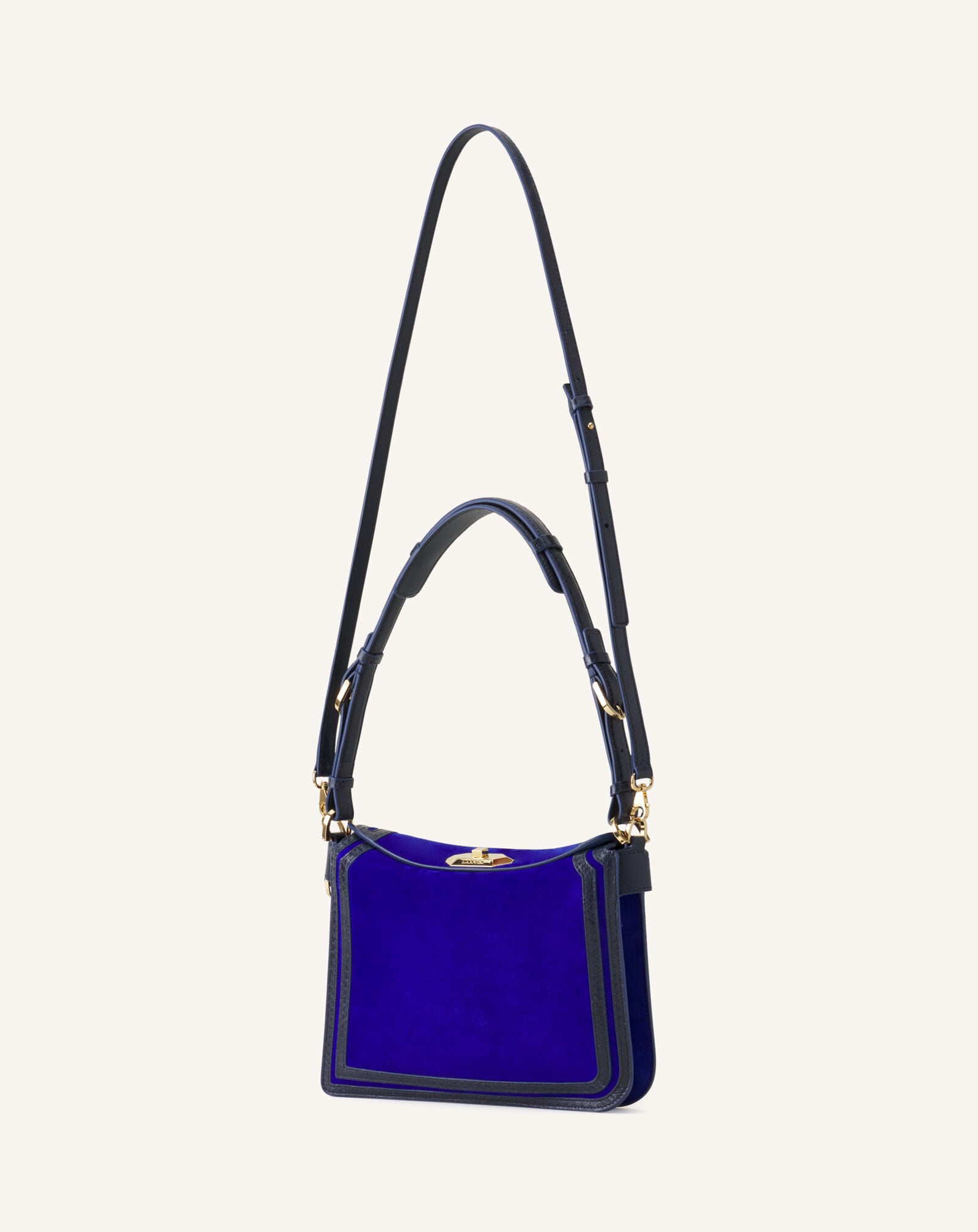 BORSA COMPAGNON 20 IN CAMOSCIO Lanvin BORSA COMPAGNON 20 IN CAMOSCIO Blu Elettrico/Blu Scuro LWBGLRPMNUAYP26