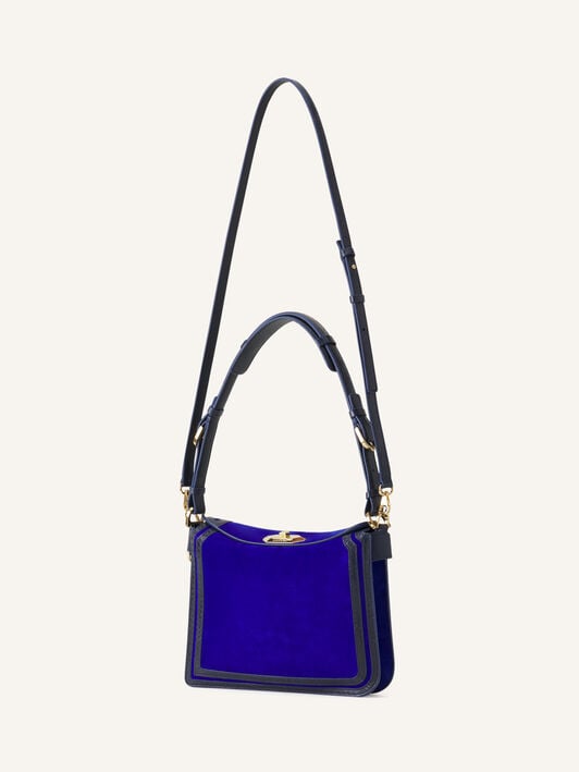 BORSA COMPAGNON 20 IN CAMOSCIO Lanvin BORSA COMPAGNON 20 IN CAMOSCIO Blu Elettrico/Blu Scuro LWBGLRPMNUAYP26